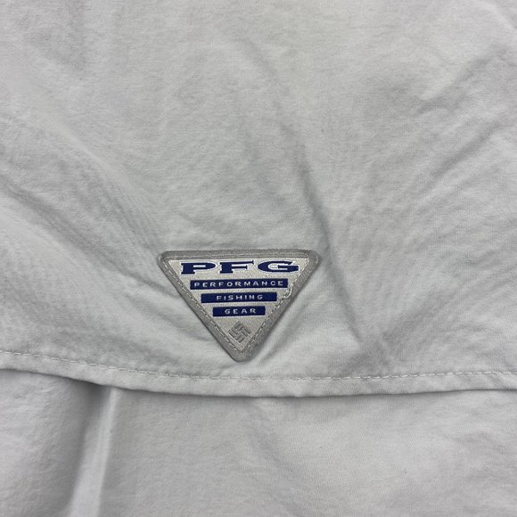 Columbia PFG Bahama OMNI-SHADE Shirt Men Extra Large XL Gray Button Down Outdoor - Picture 9 of 14